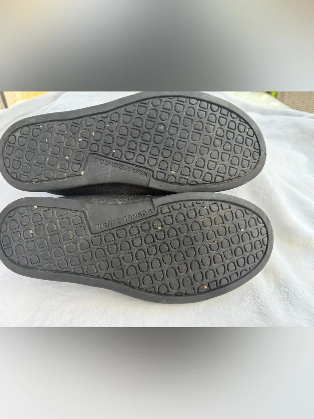 DC Shoes Villain 2 Men's Size 8 Dark Grey Slip On Skate Loafers Moccasin Sneaker